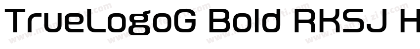 TrueLogoG Bold RKSJ H字体转换